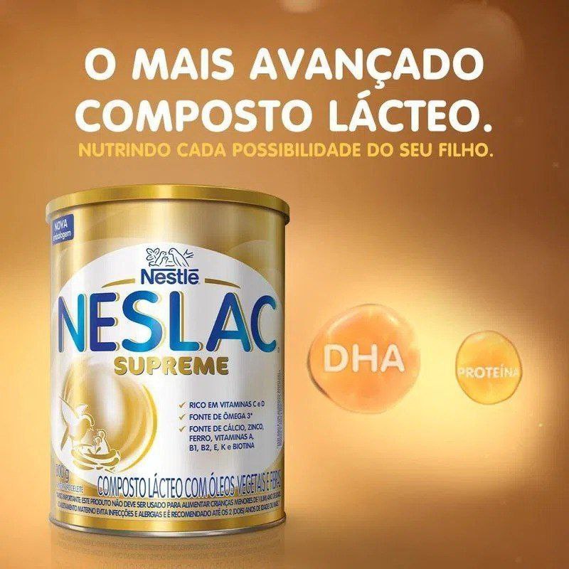 Neslac Composto Lácteo Supreme 800G