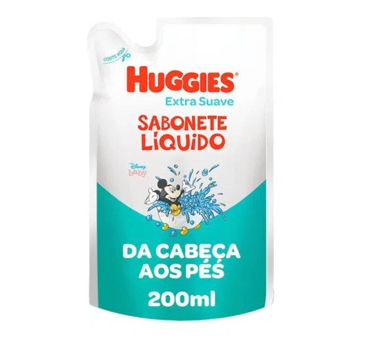 Refil Sabonete Líquido Huggies Extra Suave 200ml