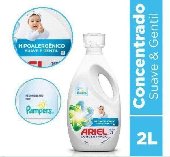 Sabão Líquido Ariel Suave e Gentil 2L