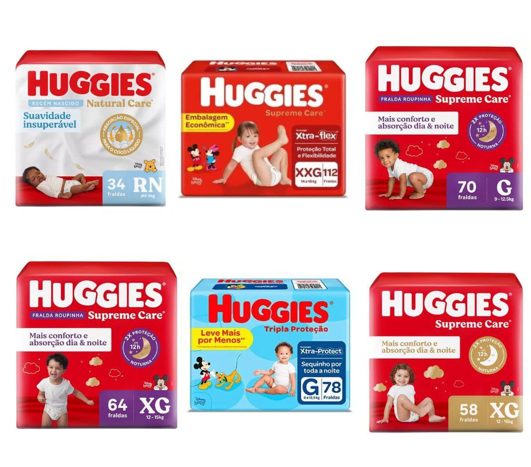 Seleção em Fraldas Huggies!