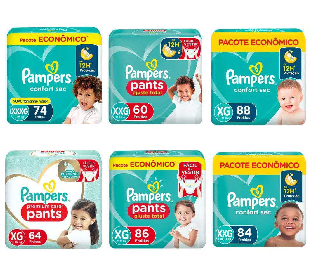 Seleção em Fraldas Pampers!