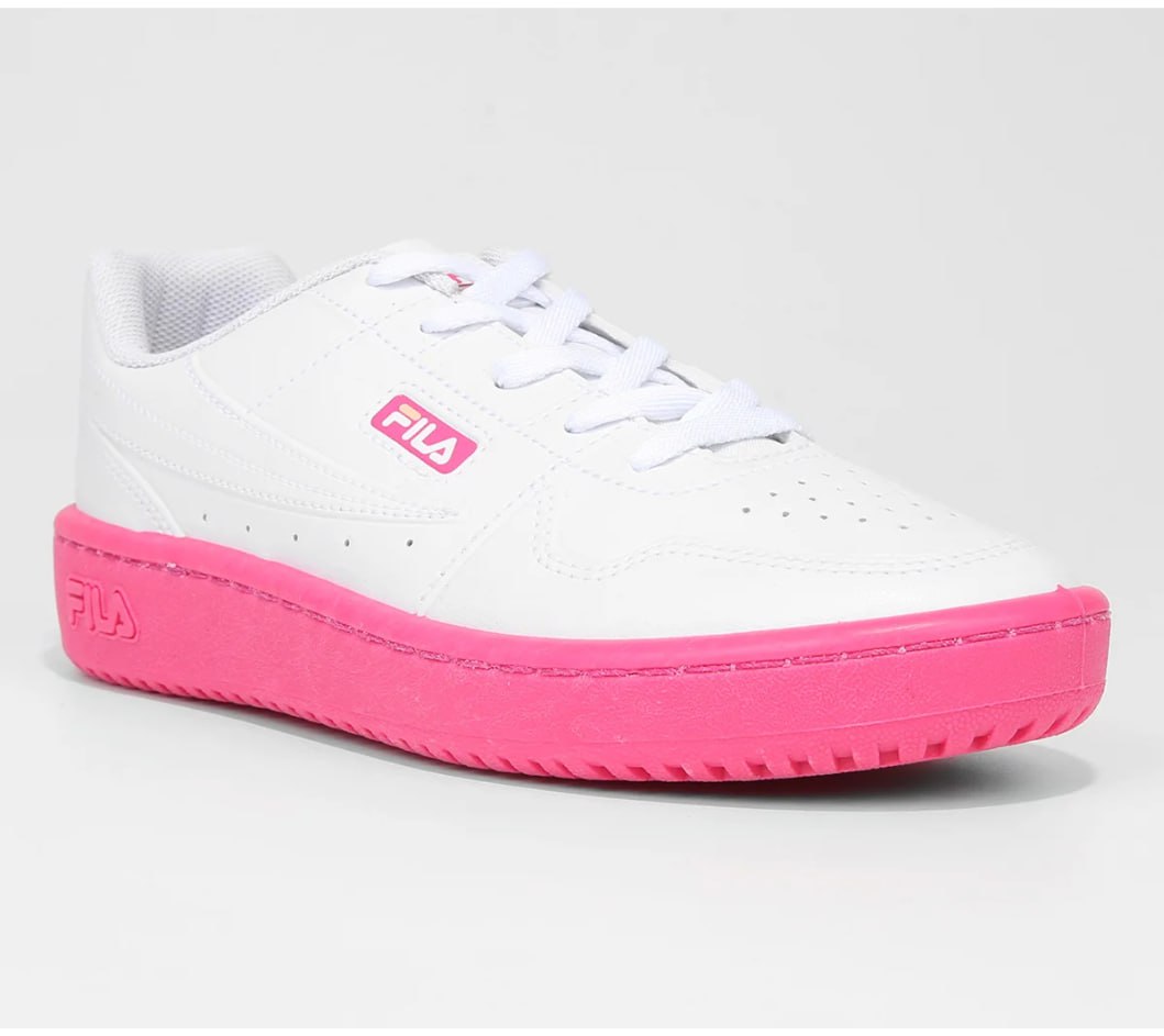 Tênis Infantil Fila Arcade Branco+Verde Claro (Tam. 26 ao 33, 35 e 36)