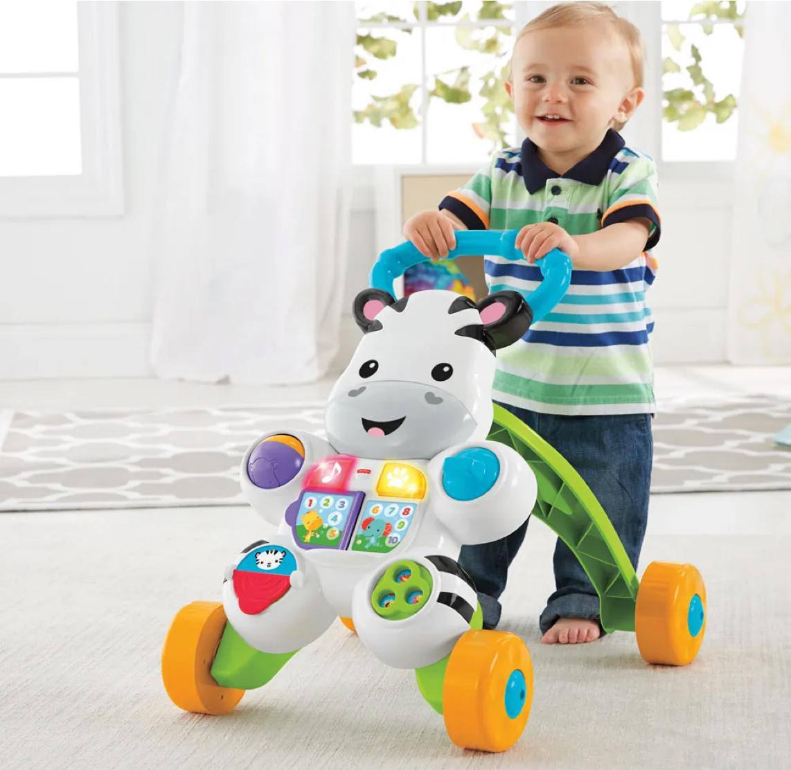Apoiador Zebra Fisher Price Mattel