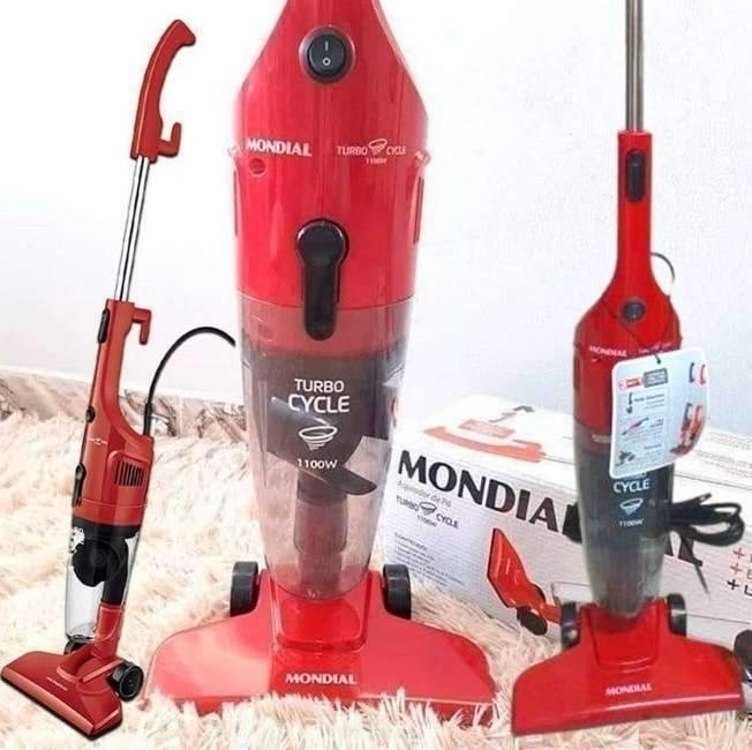 Aspirador de Pó Turbo Cycle, Mondial, Vermelho/Preto, 1100W, 110V - AP-36*