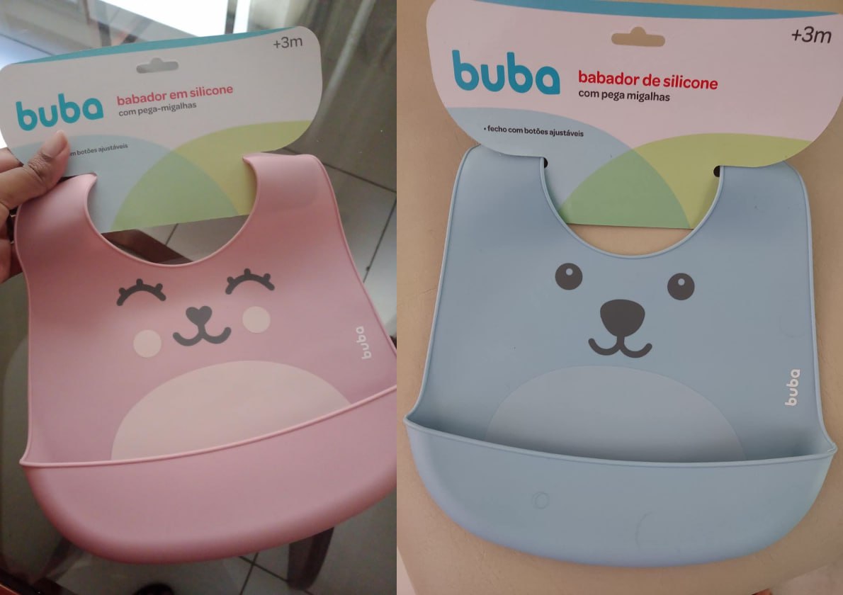 Babador de Silicone Buba Gumy Com Pega Migalhas
