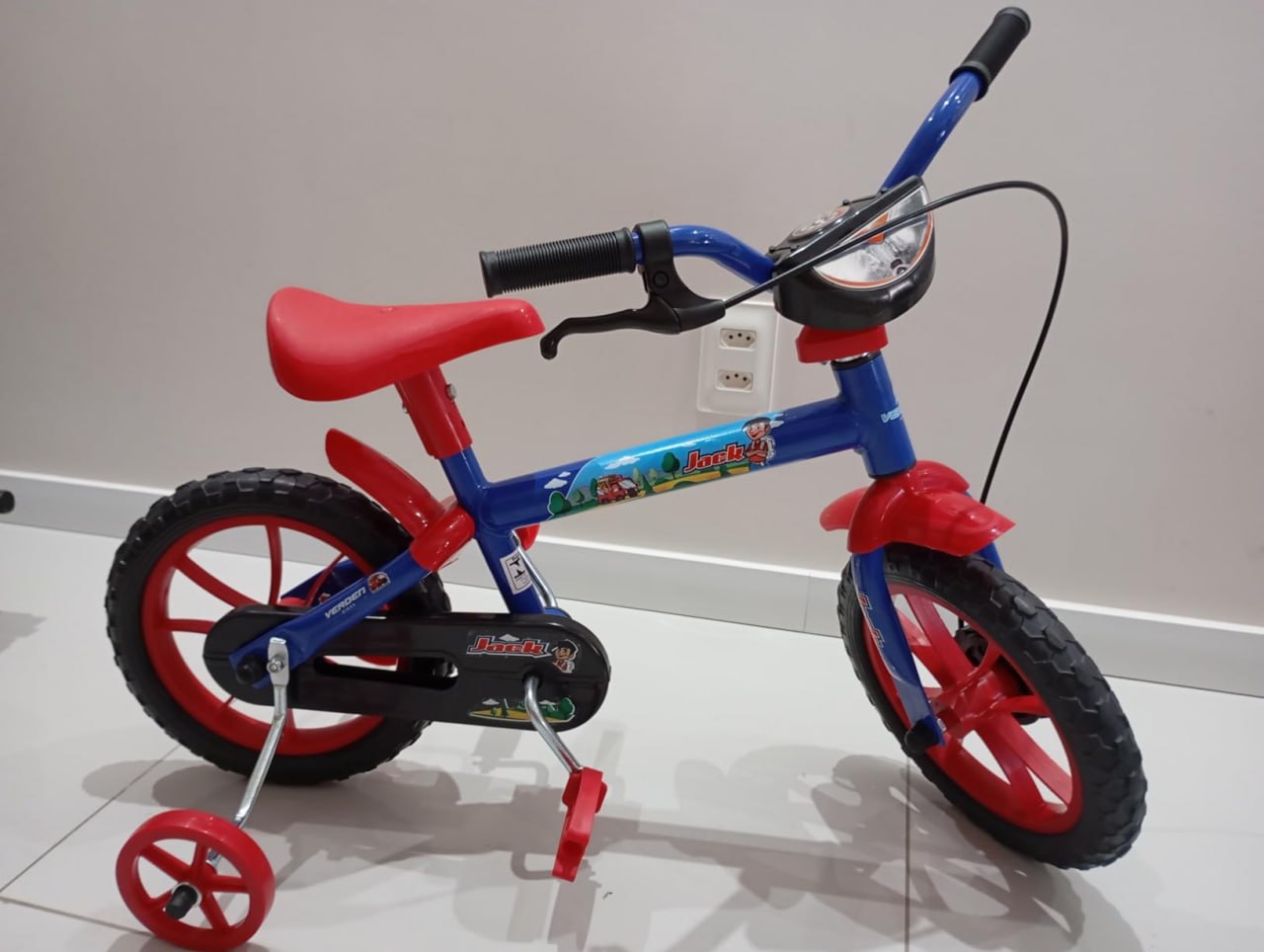 Bicicleta Aro 12 Verden Jack com rodinhas