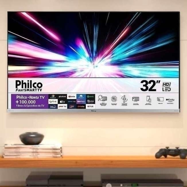 Bom preço parcelado! Modelo 32" Roku TV