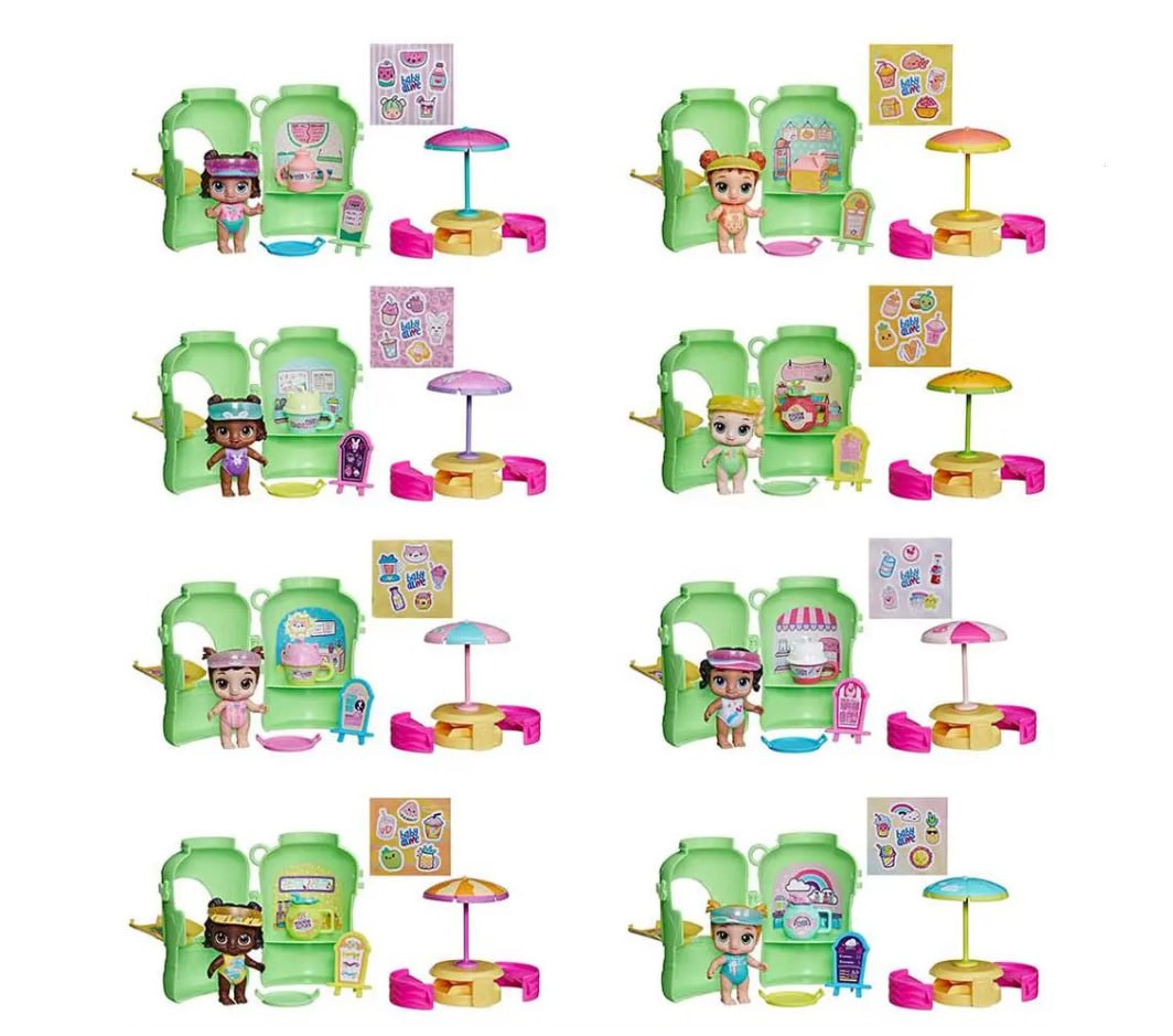 Boneca Bebê Foodie Cuties Bottle, Baby Alive Cores Variadas