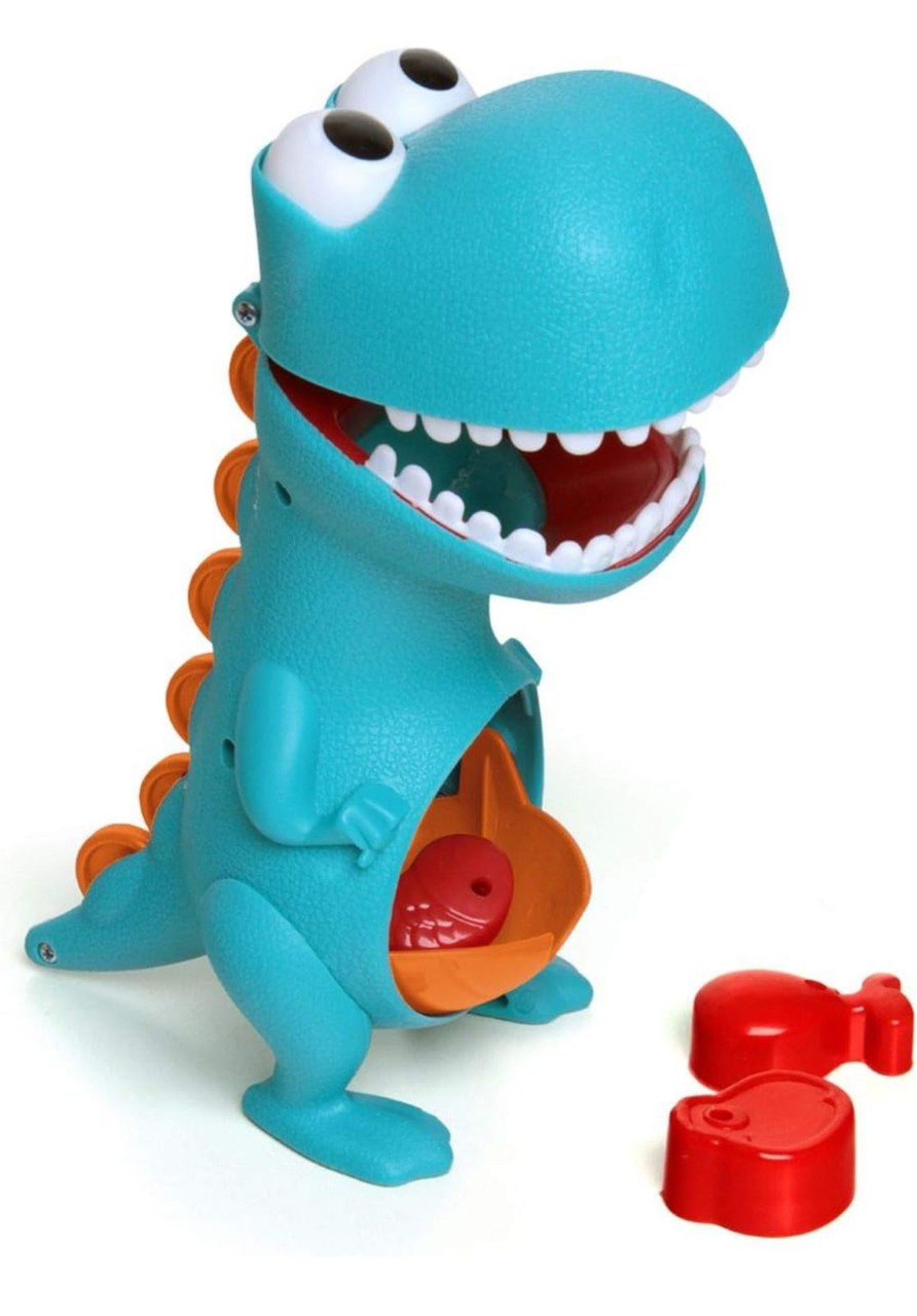 Brinquedo para Bebe Dino Papa Tudo com Acessórios, Elka, Multicor