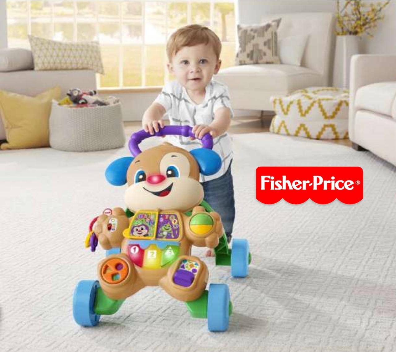 Cachorrinho que Anda, Aprender e Brincar Fisher Price Mattel