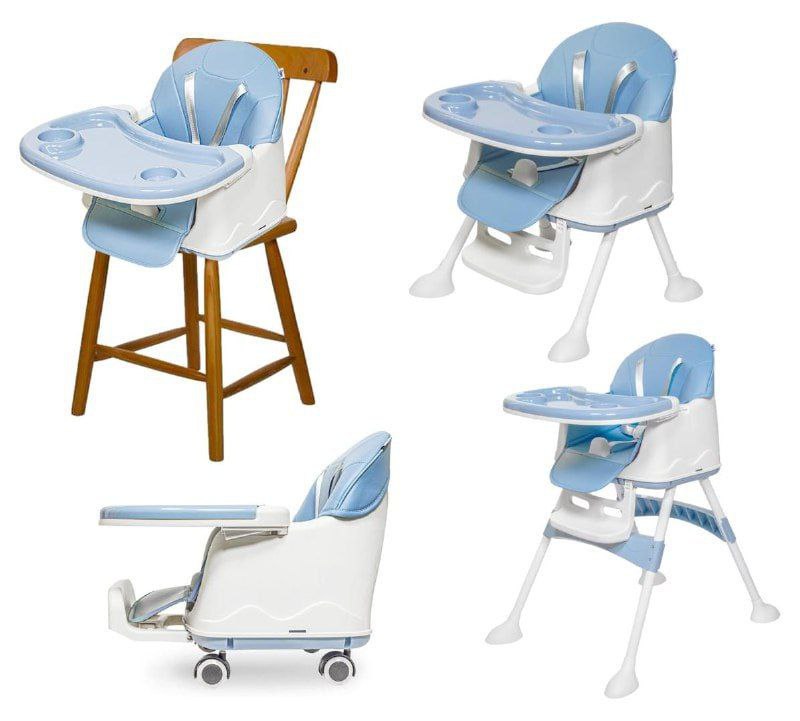 Cadeira de Alimentação Portátil Bebê Honey Maxi Baby (Azul)