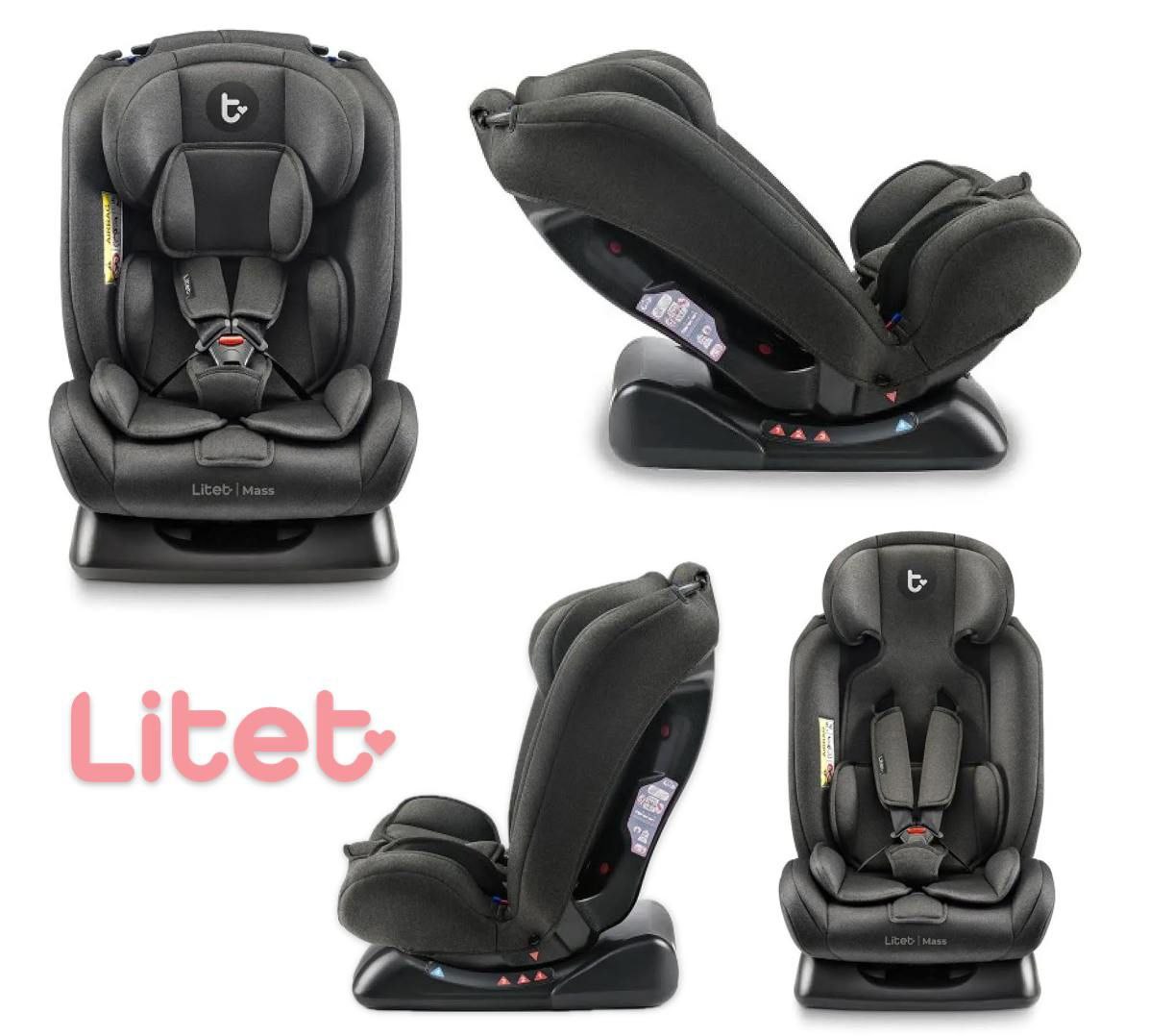 Cadeira Para Auto 0-36 Kg Mass Preta Litet - BB456