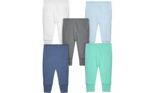 Calça Mijão Bebê Kit 5 Peças Masculino Algodão