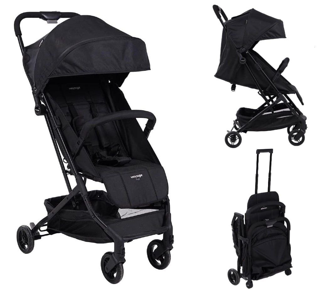 Carrinho de passeio Yupi Preto Voyage