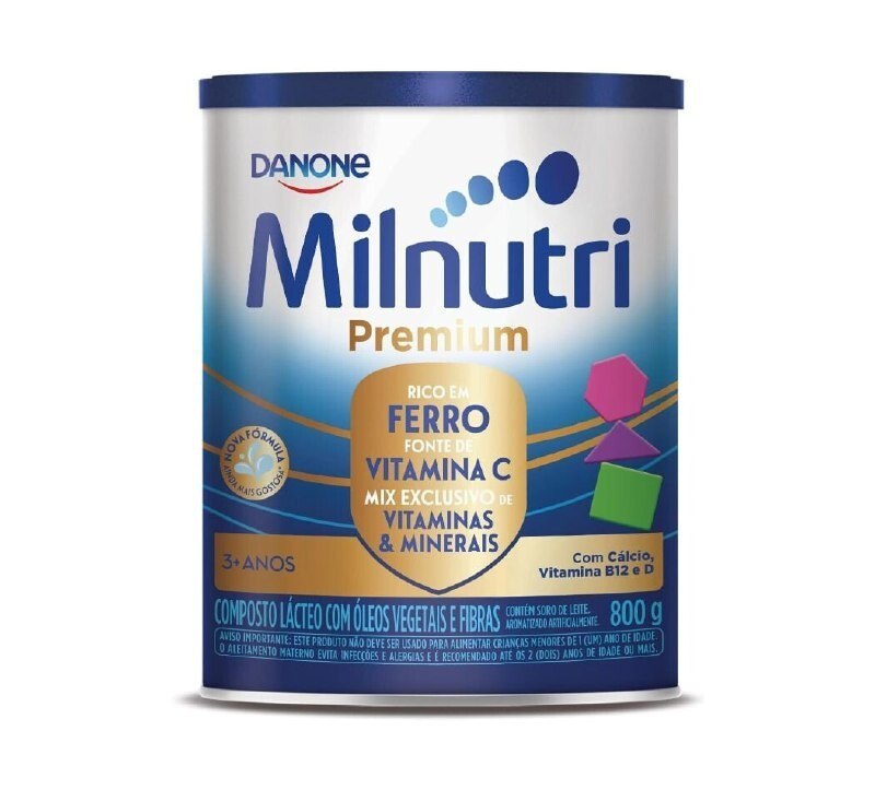 Composto Lácteo Milnutri Premium Danone Nutricia 800g