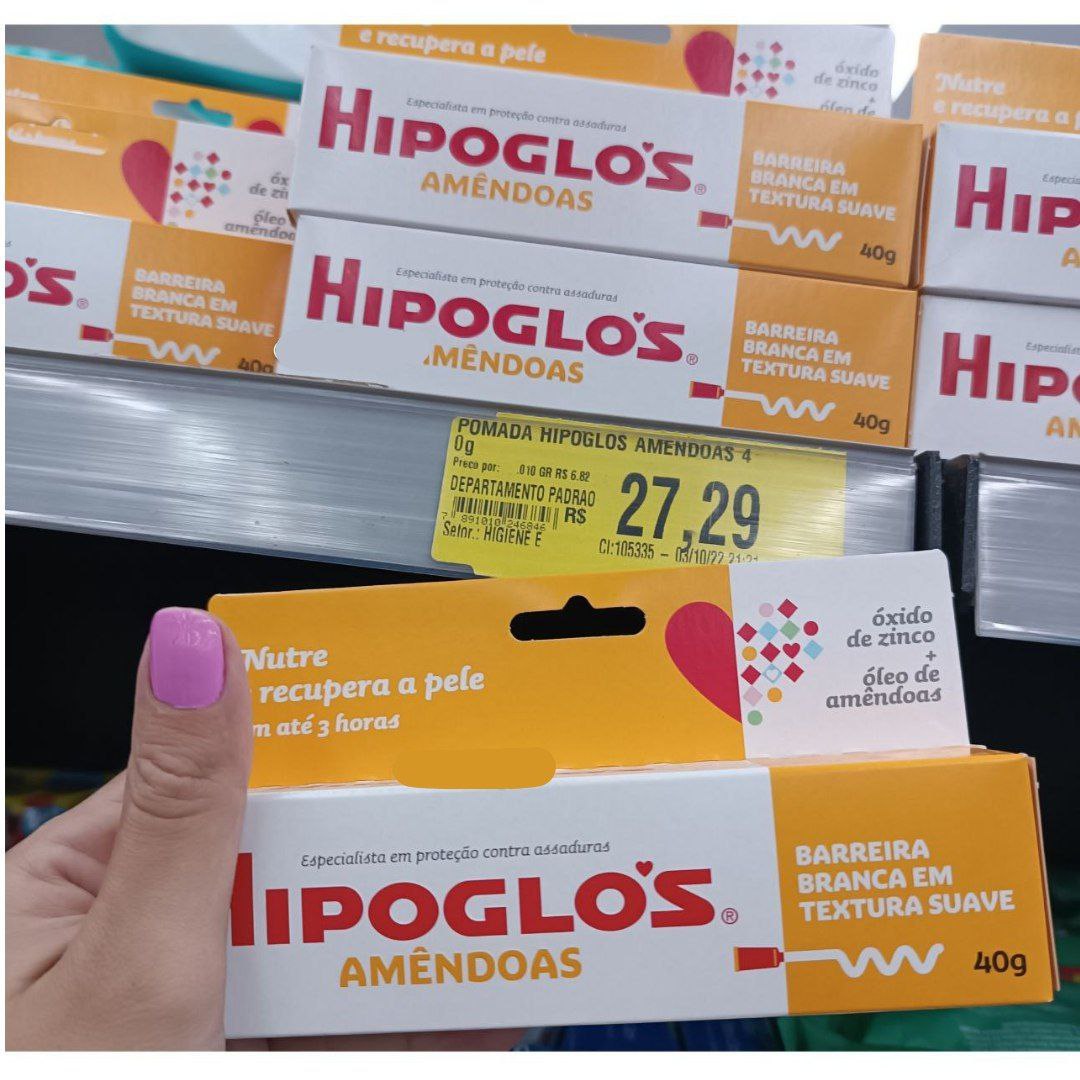 Creme Para Assaduras Hipoglós Amêndoas 40g