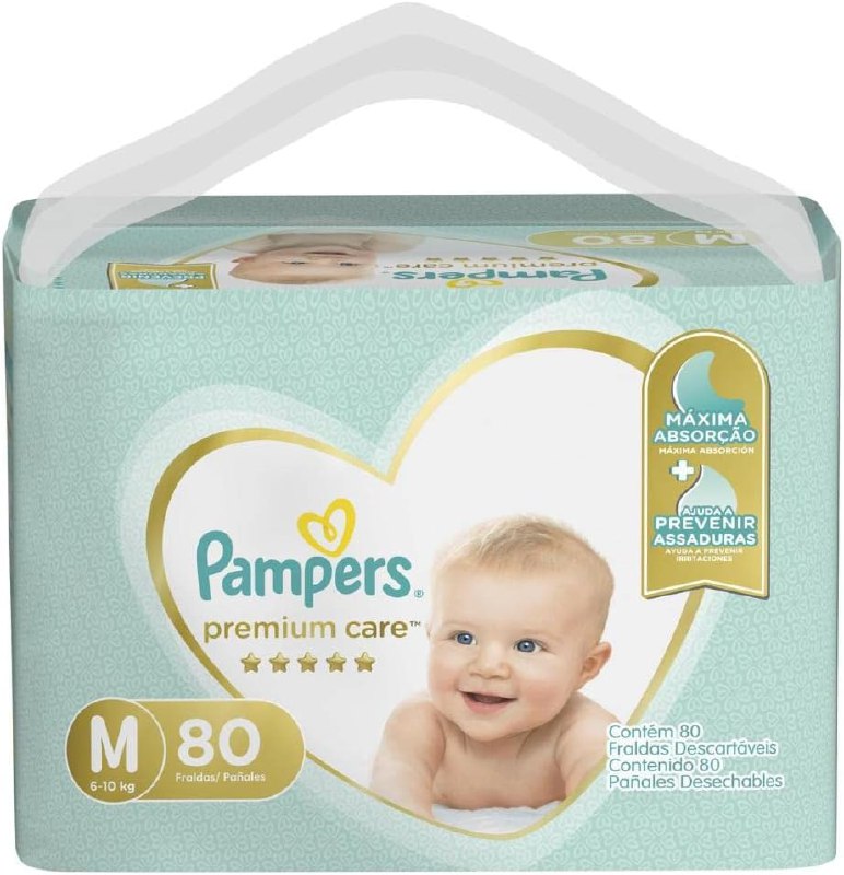 😍 Fralda Pampers Premium Care, Pacotão