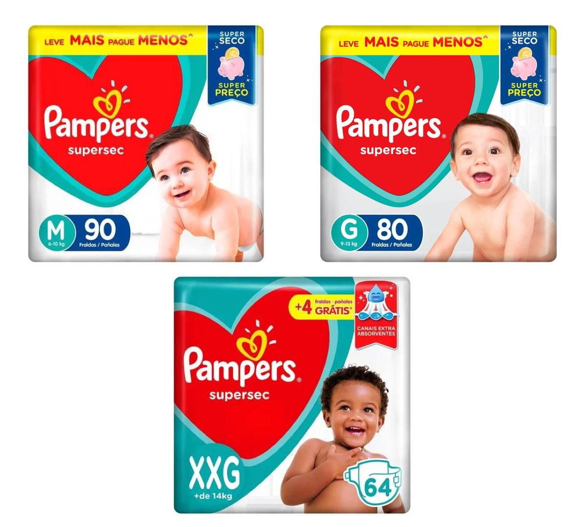 Fralda Pampers Supersec