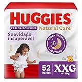 Huggies Fralda Premium Roupinha Natural Care XXG 52 Un
