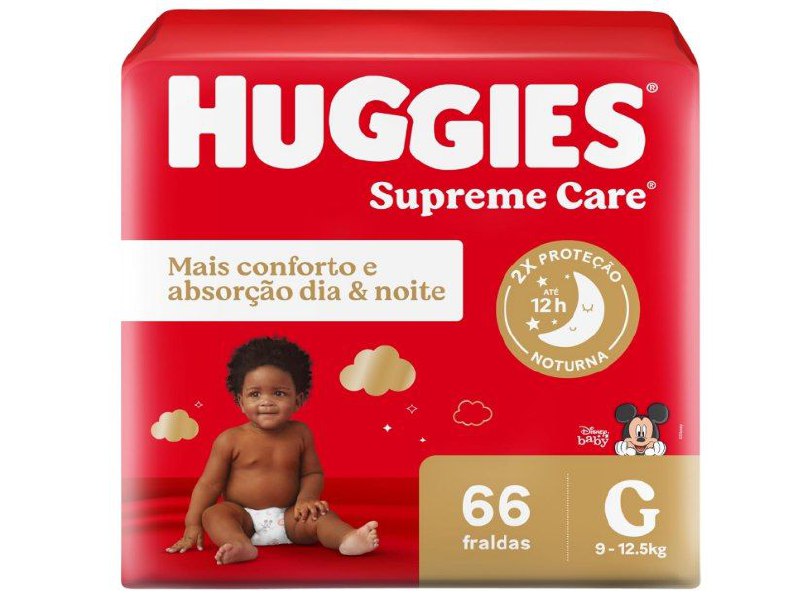 Huggies Fralda Supreme Care G 66 Un