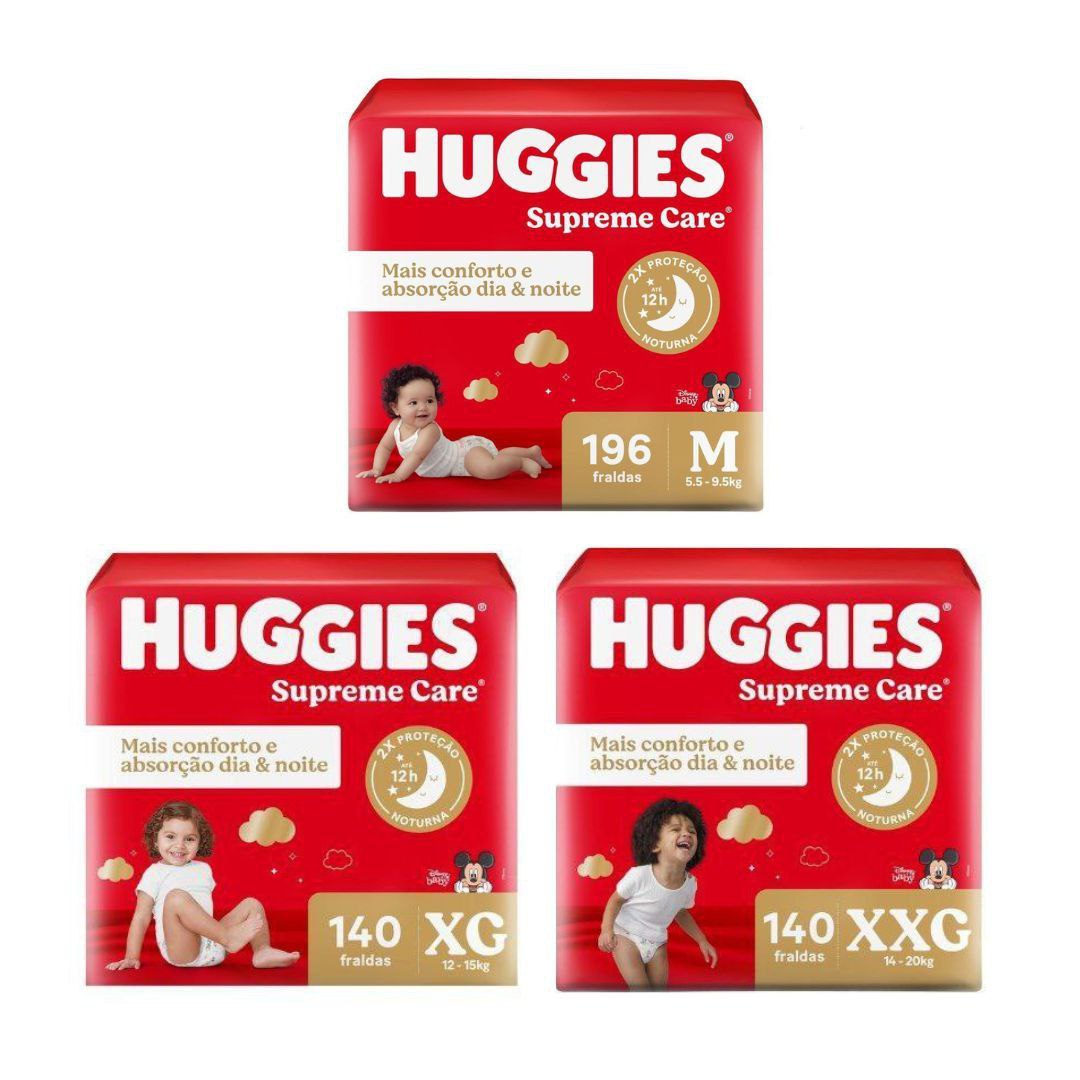 Huggies Fralda Supreme Care