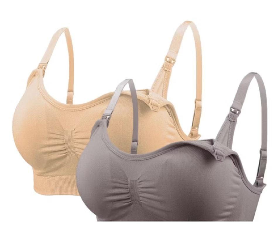 Kit 2 Sutiã Amamentação Reforçado Gestante Pós Parto