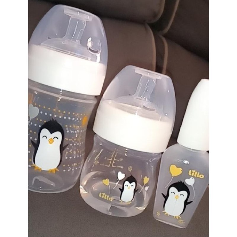 Kit de Mamadeira Primeiros Passos 50/150/240ml Neutro Lillo