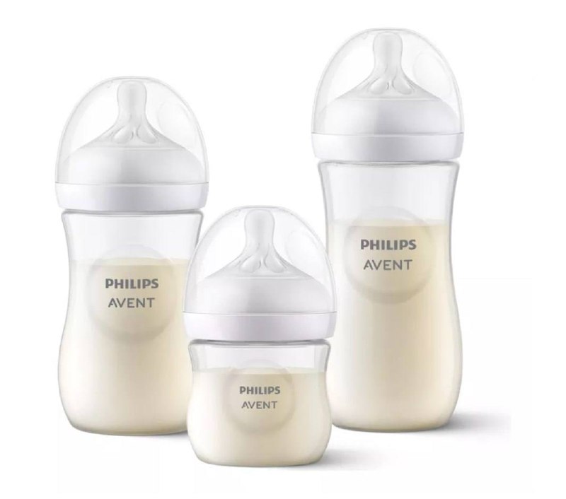 Kit Mamadeiras Philips Avent Pétala 125ml, 260ml e 330ml