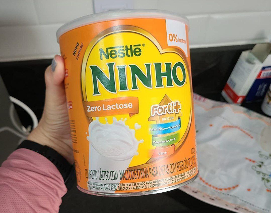 Leite em Pó Ninho Fort+ Zero Lactose Lata 700g
