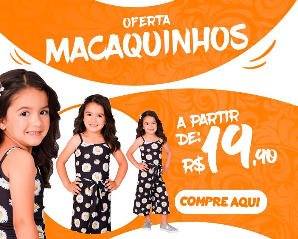 😍 MACAQUINHOS A PARTIR DE R$ 19,90