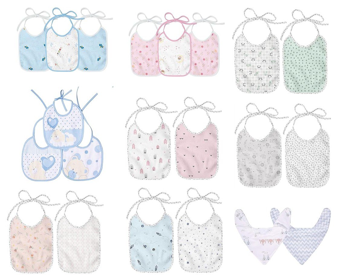 Mais opções de Kits de Babadores
