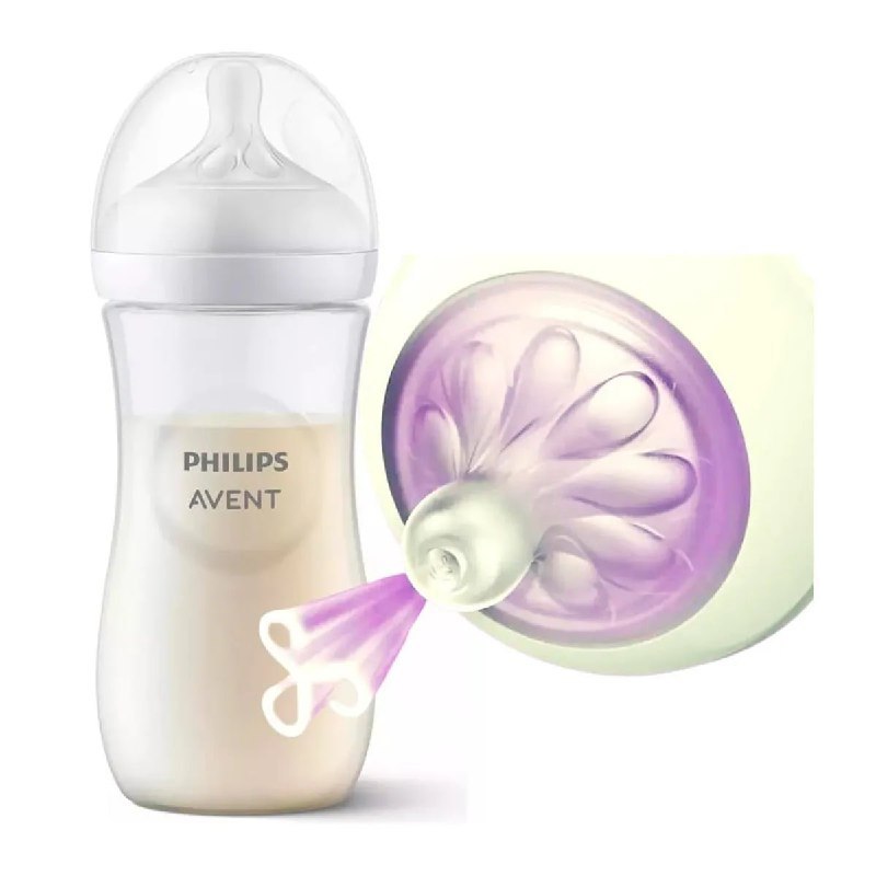 Mamadeira Pétala 3.0 330ml Transparente