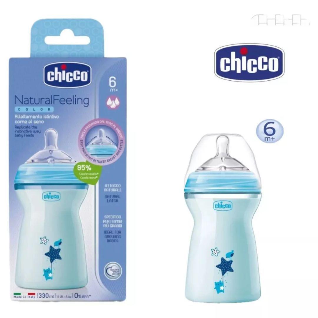 Mamadeira Step up 330ml Azul, Chicco