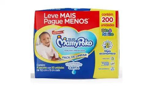MamyPoko Lenços Umedecidos Dia&Noite 200 Unidades