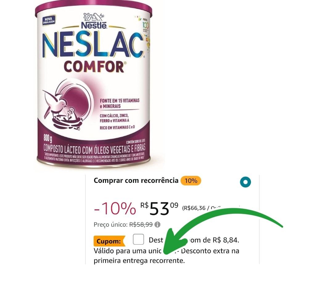 Neslac Comfor - Composto Lácteo, 800g