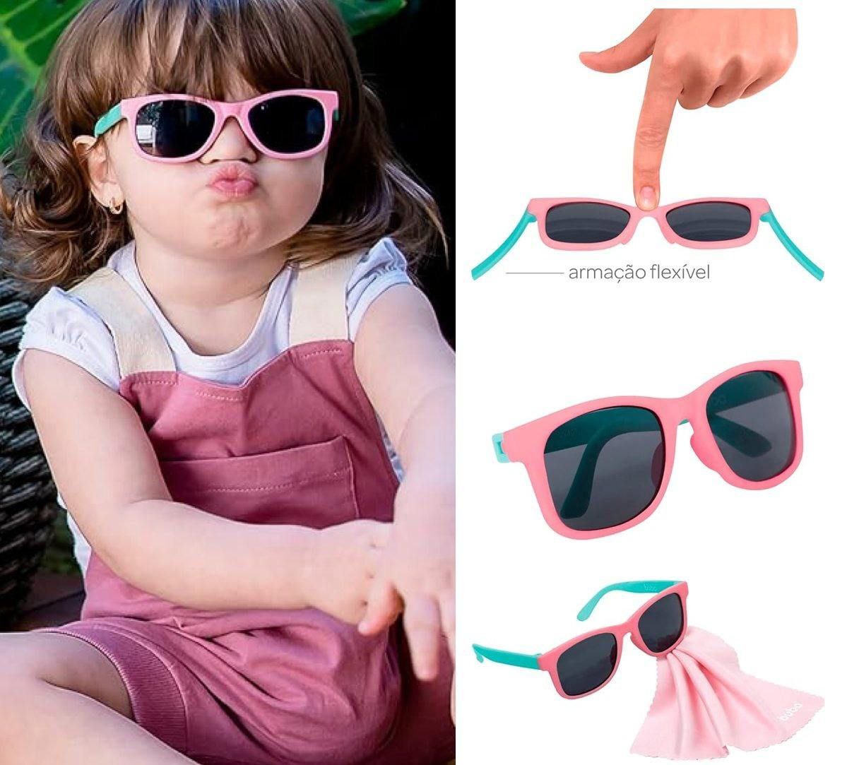 Óculos de Sol Bebê Proteção 100% UVA/UVB (3 a 36m) - Buba