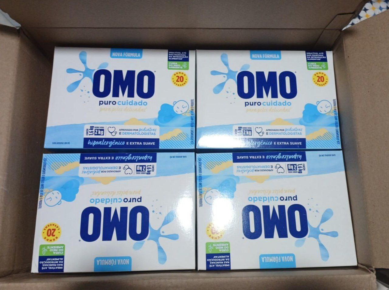 OMO Puro Cuidado - Sabão Em Pó 1.6Kg