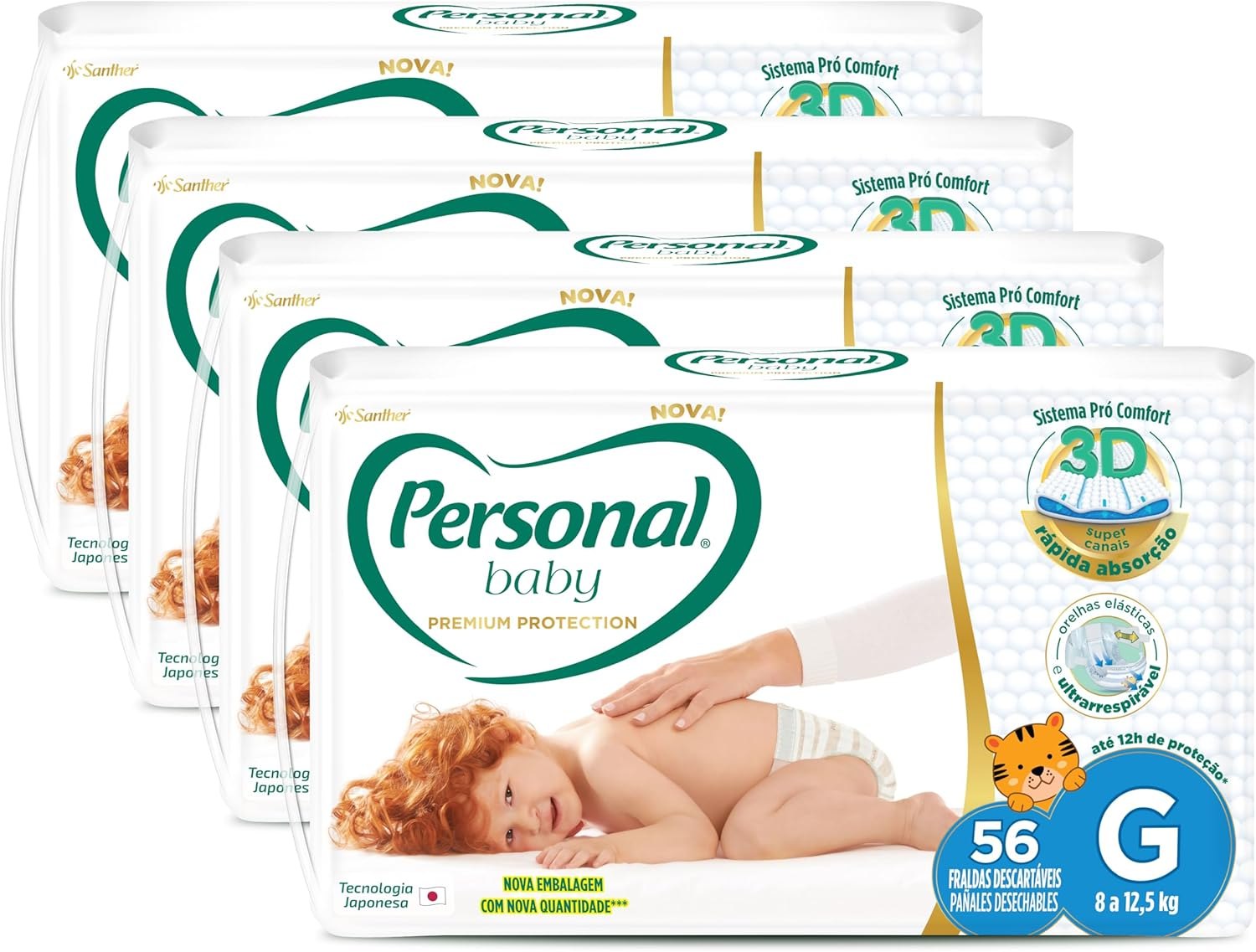 Personal Premium Protection G  4 pacotes com 56 unidades cada