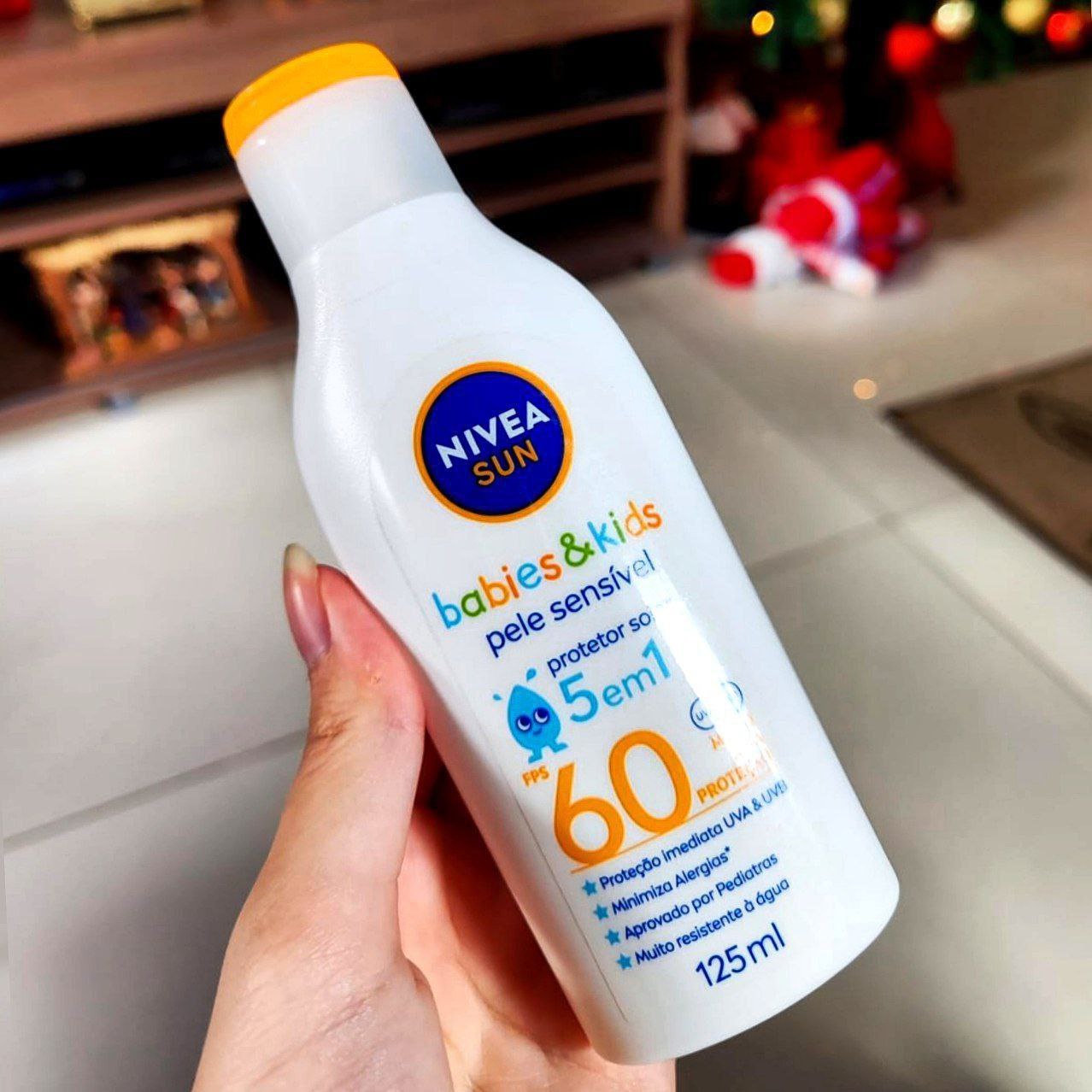 Protetor Solar Kids Nivea Sun Sensitive FPS60 com 125ml