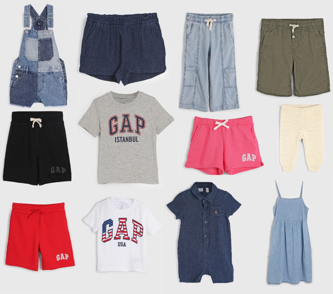Seleção GAP com até 40% off + cupom de 15% off extra