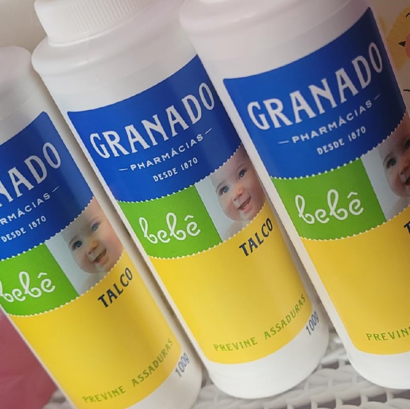 Talco Bebê, Granado, Branco, 100g