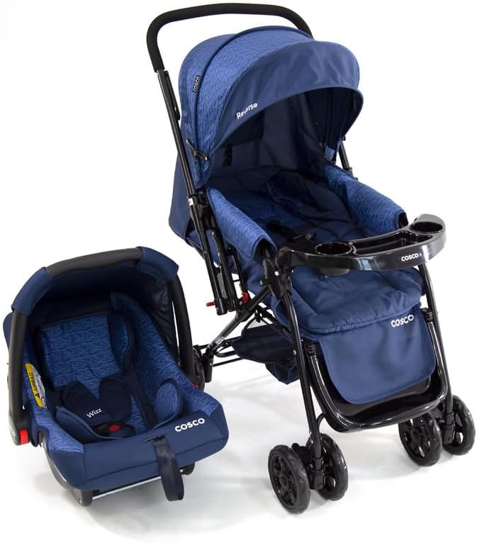 Travel System Reverse, Cosco Kids - Azul Rajado