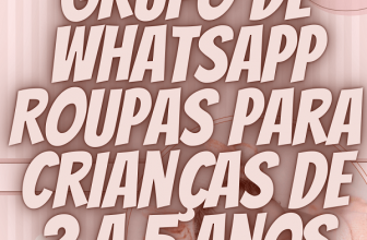 Grupo de WhatsApp Roupas para Crianças de 2 a 5 Anos