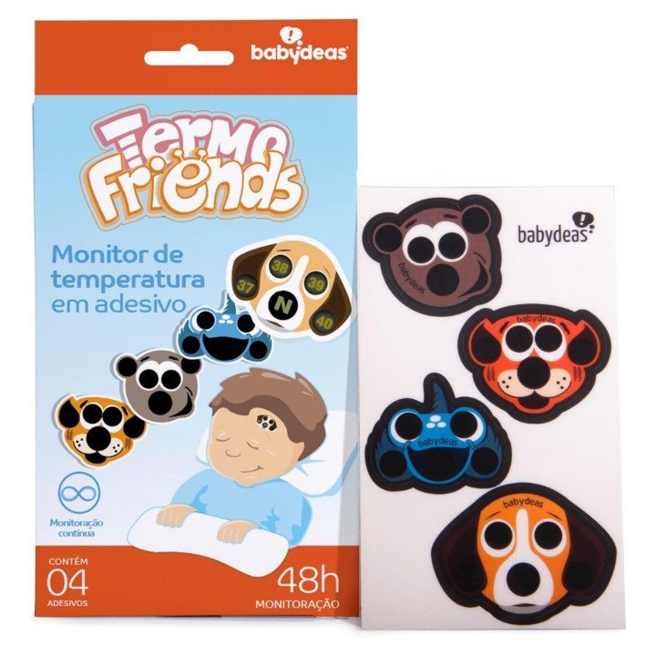 Adesivo Monitor Febre Babydeas Termofriends