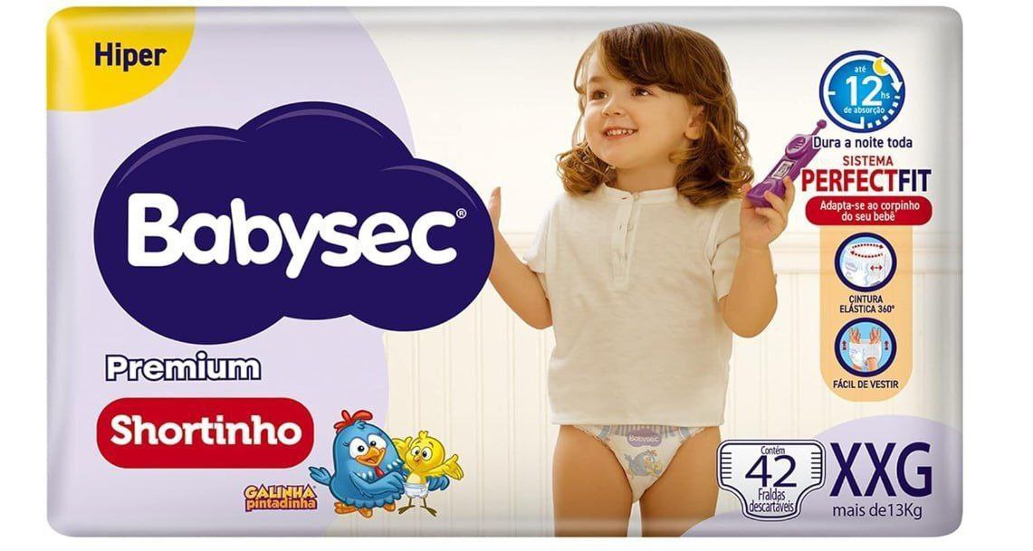 Babysec Fralda Galinha Pintadinha Pants Hiper Xxg 42 Unids (Fralda Roupinha)