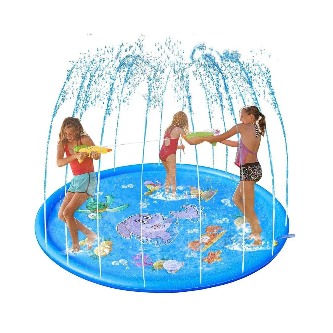 Brastoy Piscina Chafariz Infantil 170cm Splash Sprinkler Pad (Golfinho)
