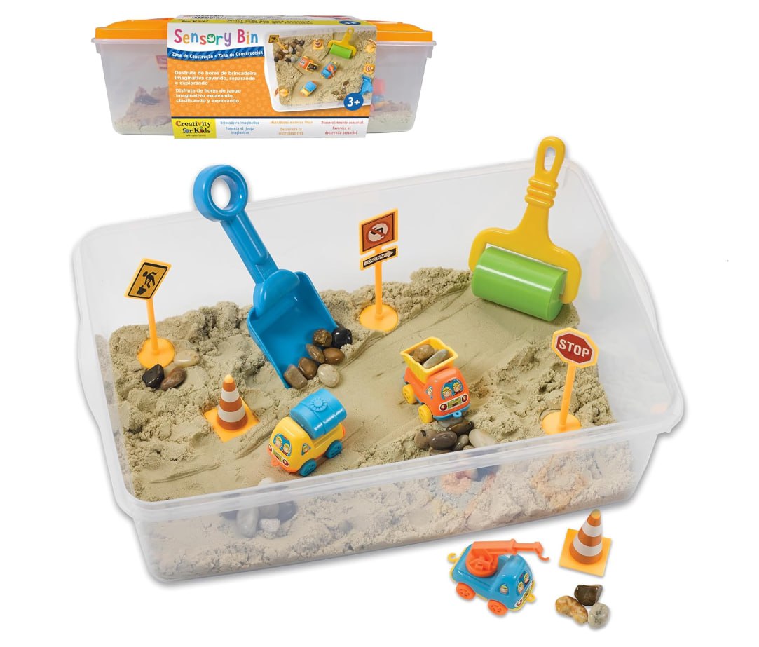 Caixa Sensorial Construção Creativity For Kids Faber-Castell