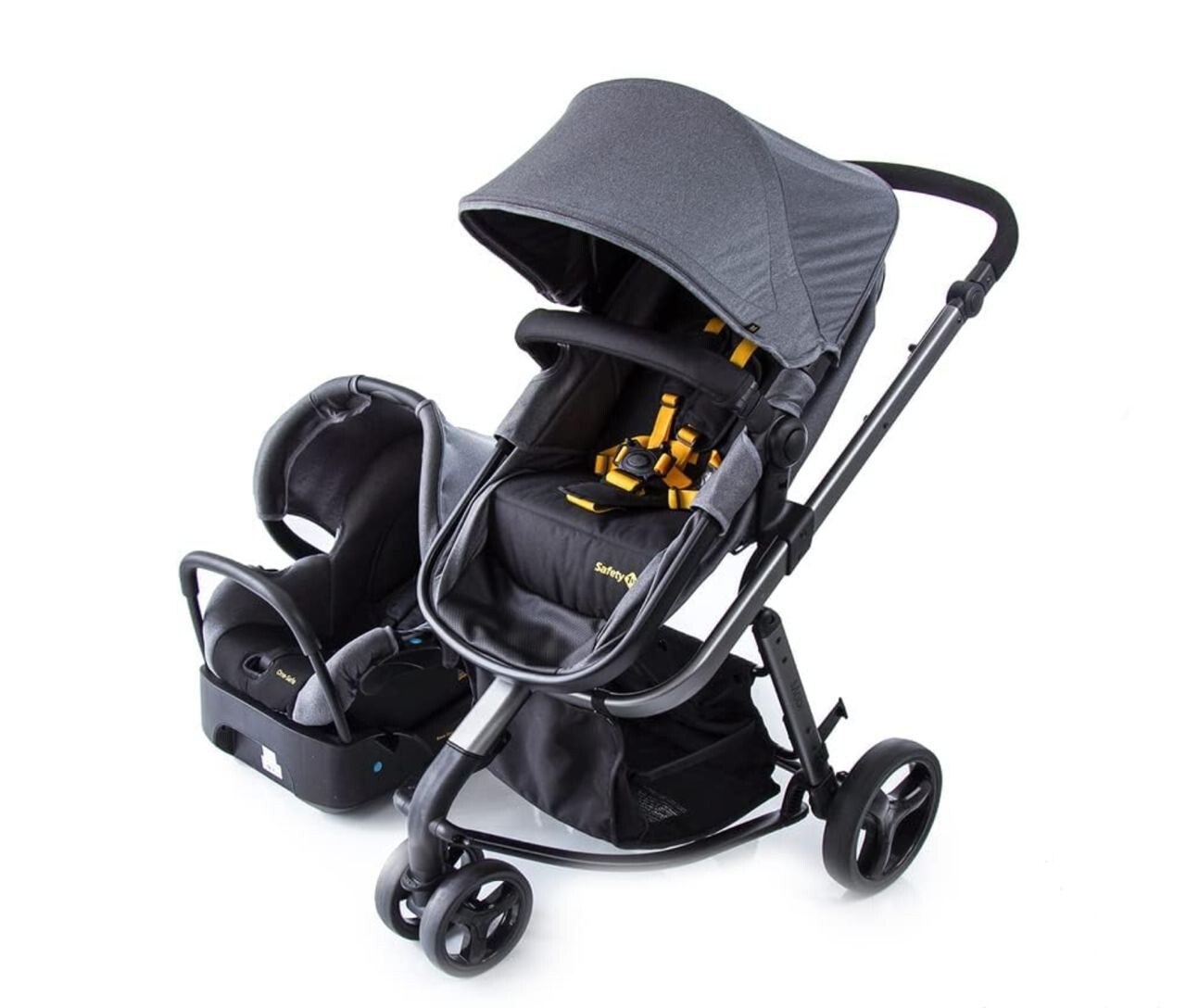 Carrinho de Bebê  + Bebê conforto Safety 1st Travel System Mobi Grey