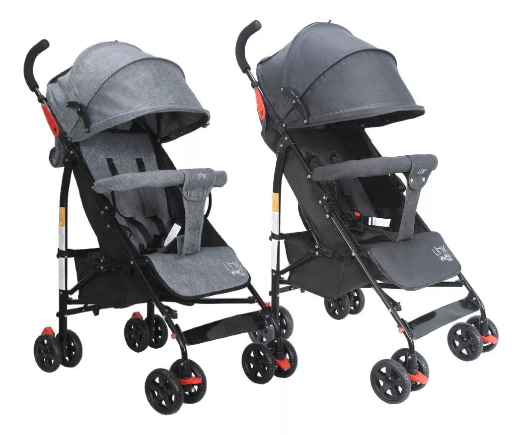 Carrinho De Bebê Guarda Chuva Modo Berço Link Maxi Baby