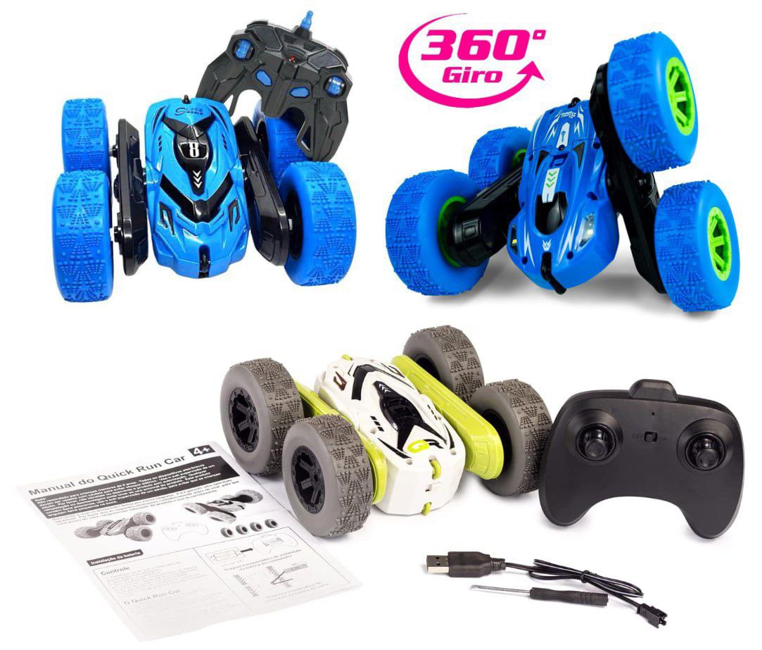 Carrinho de Controle Remoto Quick Run Car 4X4